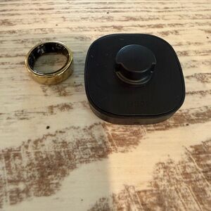 Oura Gold and Black Wearable Ring